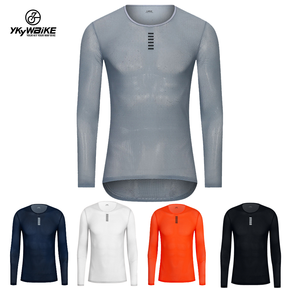 Base Layer Top - YKYWBIKE Cycling Jersey Full Sleeve Bike