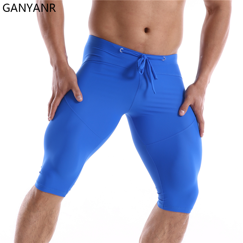 GANYANR Running Tights Men Com - Compression Shorts Athletes recension och pris