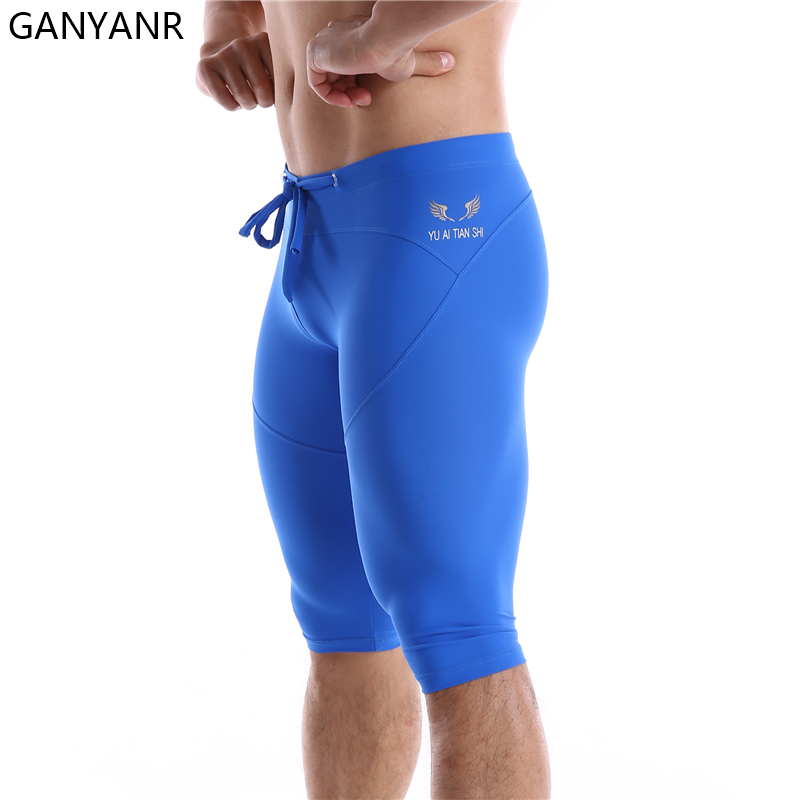 GANYANR Running Tights Men Com - Compression Shorts Athletes recension och pris