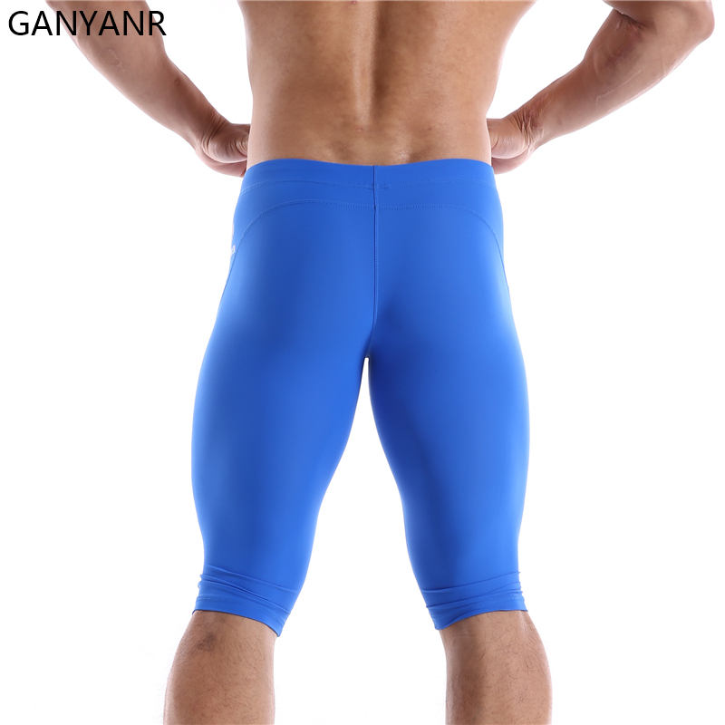 GANYANR Running Tights Men Com - Compression Shorts Athletes recension och pris