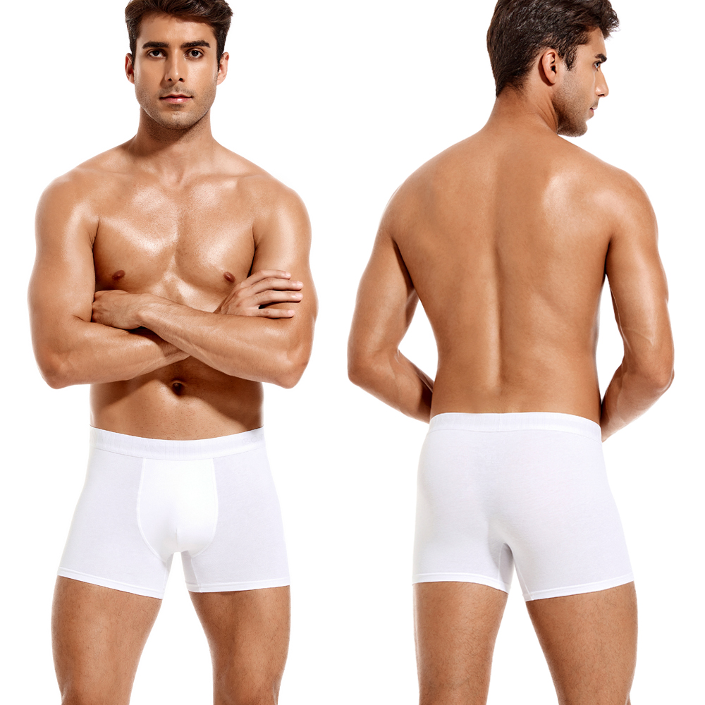 6pcs White Men Panties Cotton  - Boxer Brief Pack Cotton recension och pris