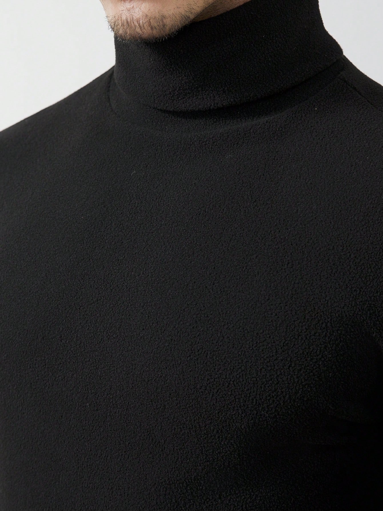 Men's Black High-Neck Long Sle - Base Layer Top recension och pris