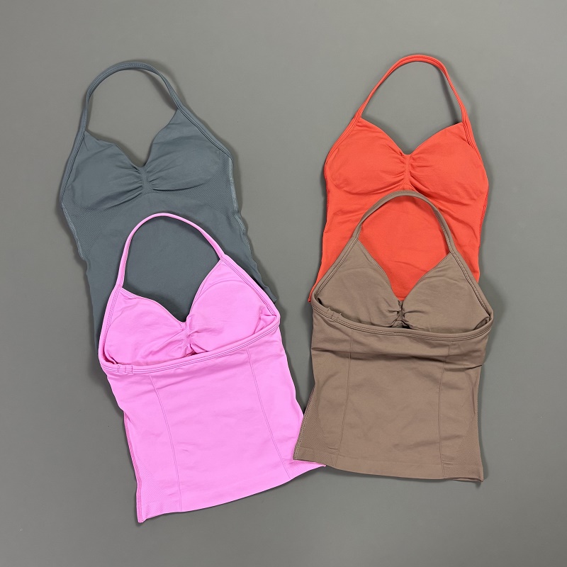 Sports Tank Top Women Halter V - Suspender Tank Top recension och pris