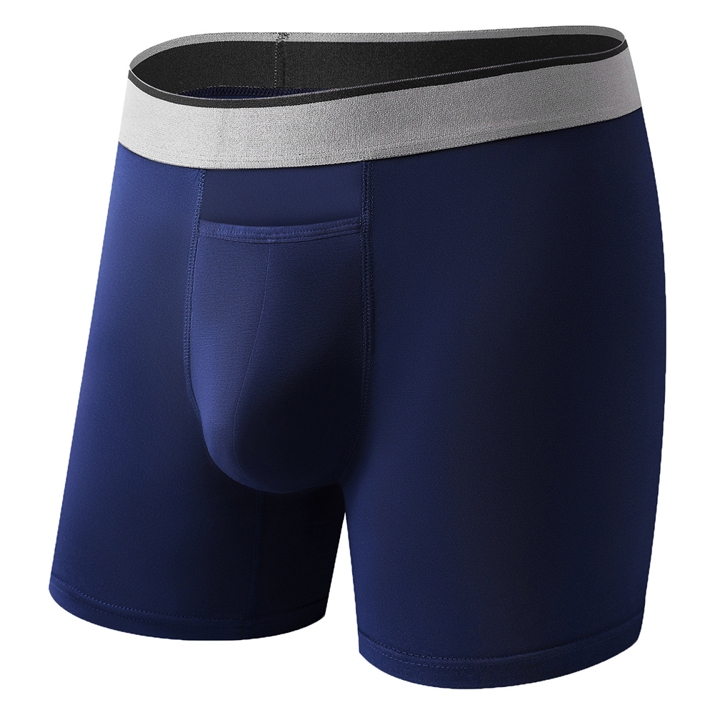 1pc Men Long Leg Shorts Soft U - Bamboo Fiber Trunk recension och pris