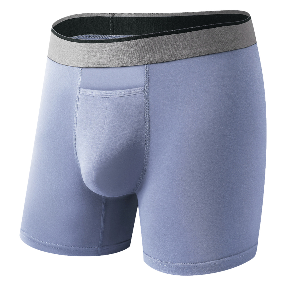 1pc Men Long Leg Shorts Soft U - Bamboo Fiber Trunk recension och pris
