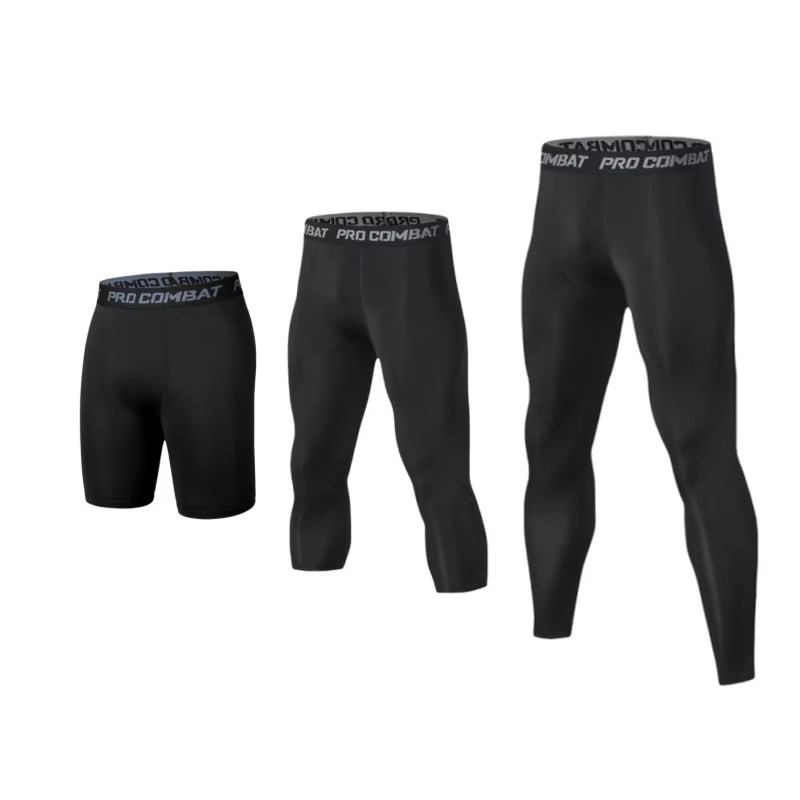 1-Piece Set Mens Compression P - Compression Shorts Athletes recension och pris