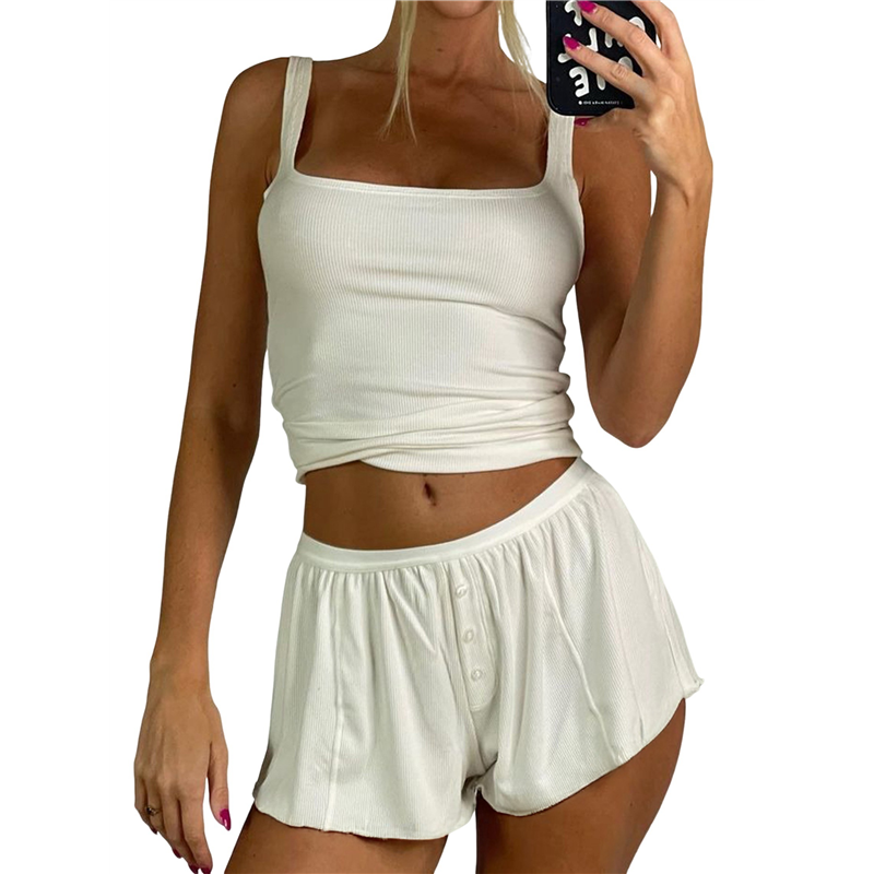 FX-Women Summer Lounge Set Rib - Tank Top Ribbed recension och pris