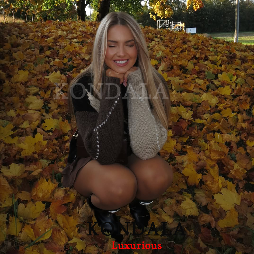 KONDALA Vintage Plaid Knit Swe - Thermal Long John recension och pris