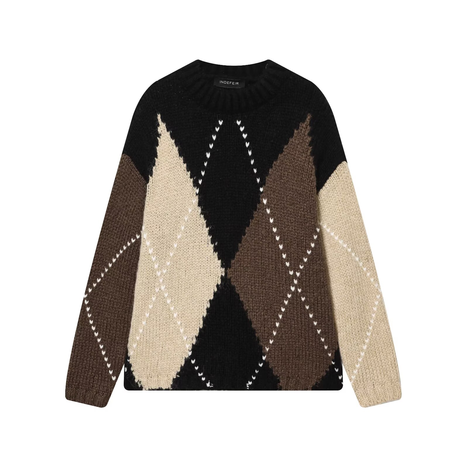 KONDALA Vintage Plaid Knit Swe - Thermal Long John recension och pris
