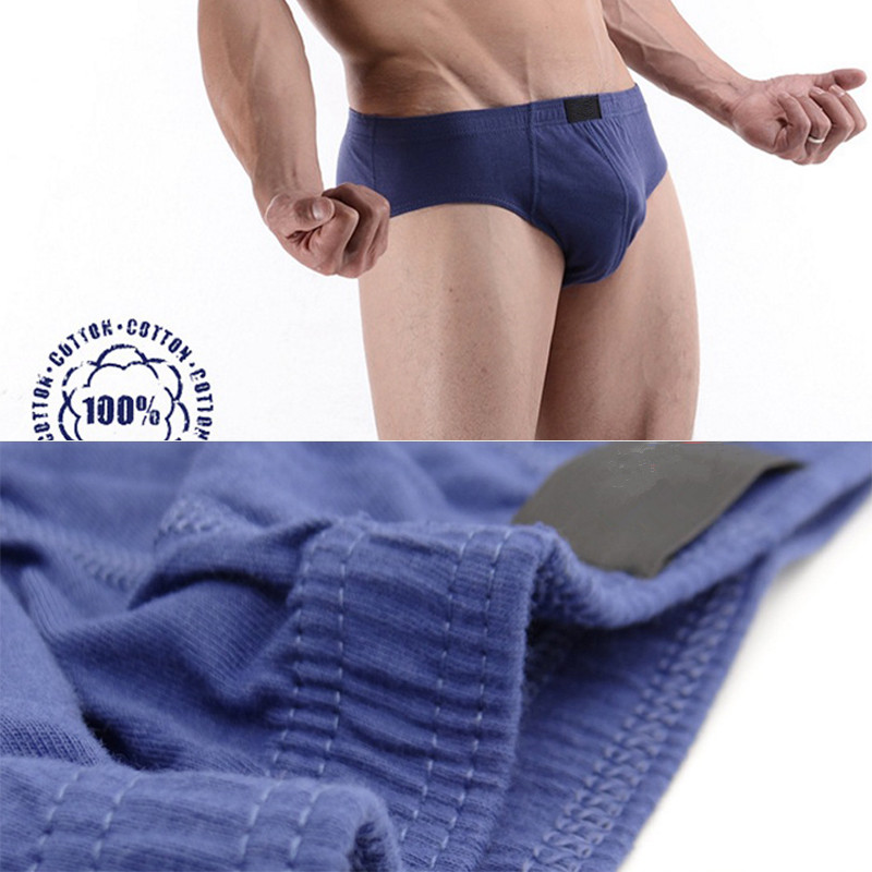 4 Pcs/Lot 100% Cotton Mens Bri - Multi Pack Underwear recension och pris