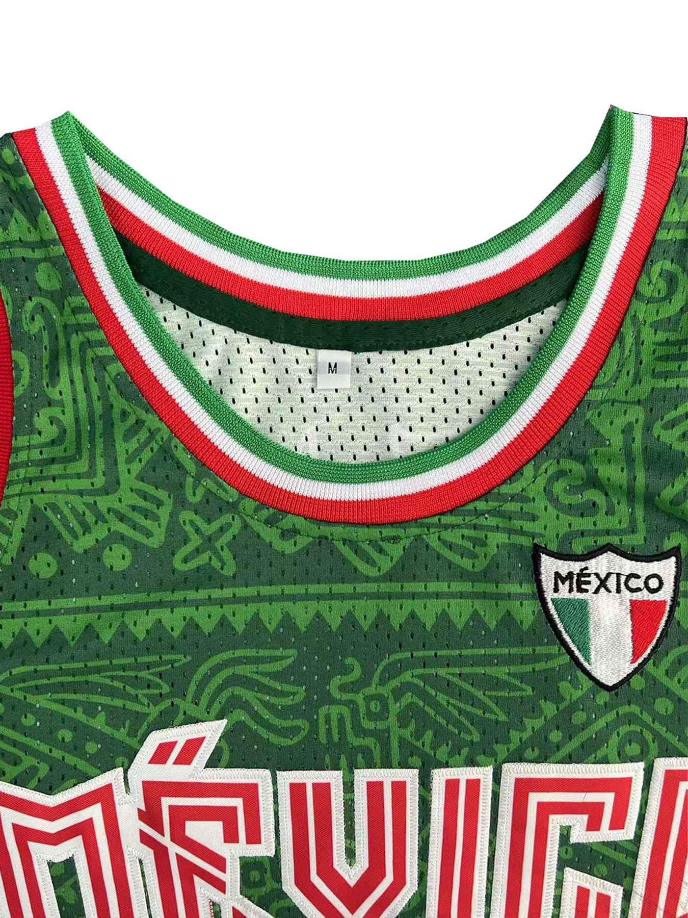 Mexico Embroidered Basketball  - Sleeveless Undershirt recension och pris