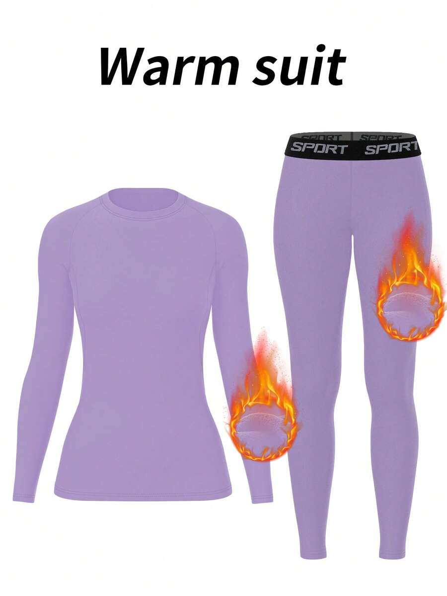 Women Fleece Thermal Underwear - Base Layer Top recension och pris