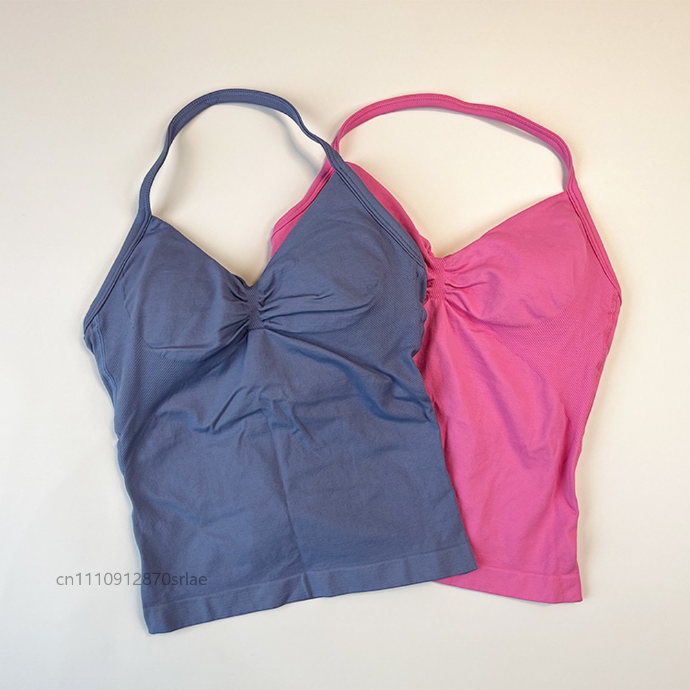 Women's Seamless Halter Strapp - Suspender Tank Top recension och pris