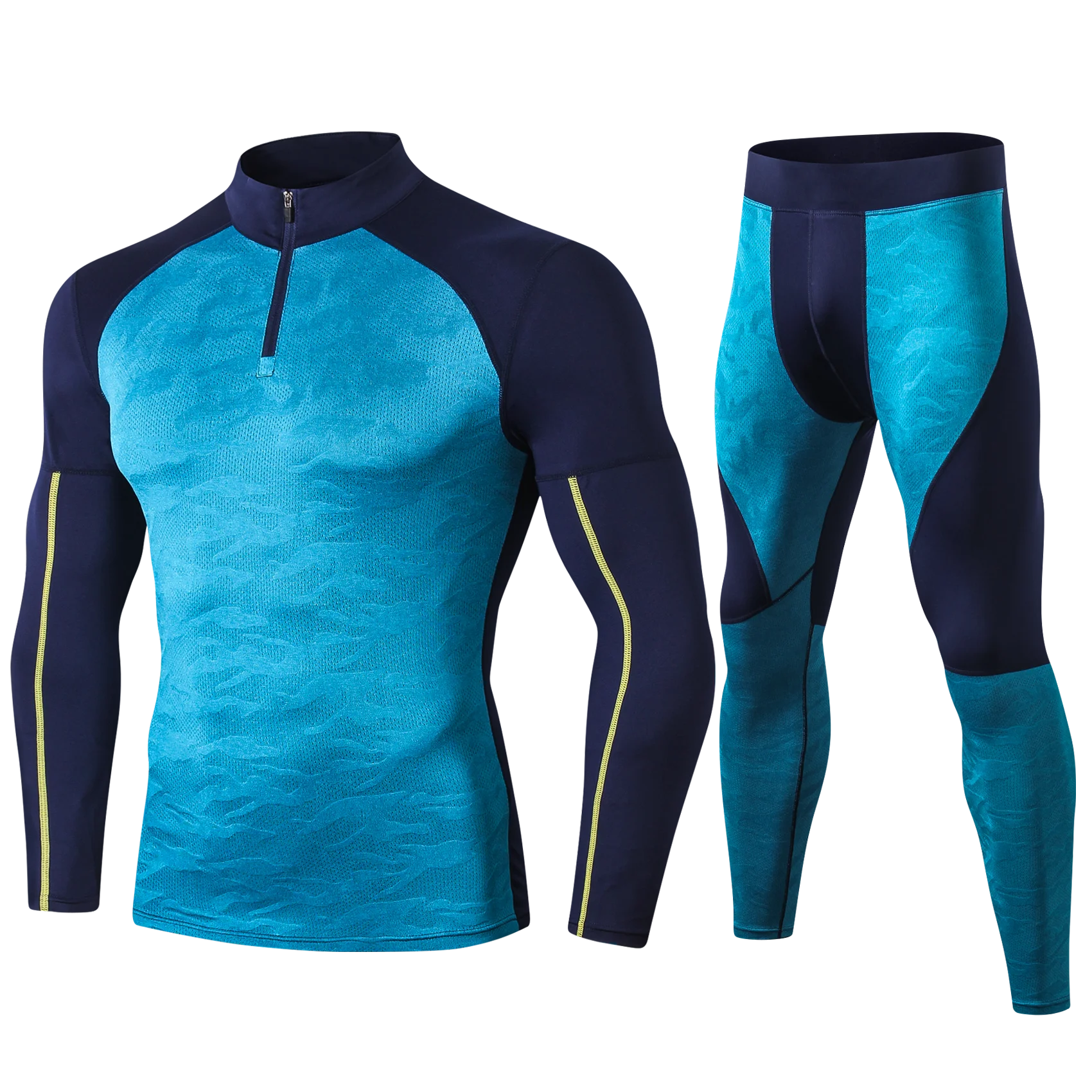 Mens Running Set Compression T - T Shirt Tight Fit recension och pris