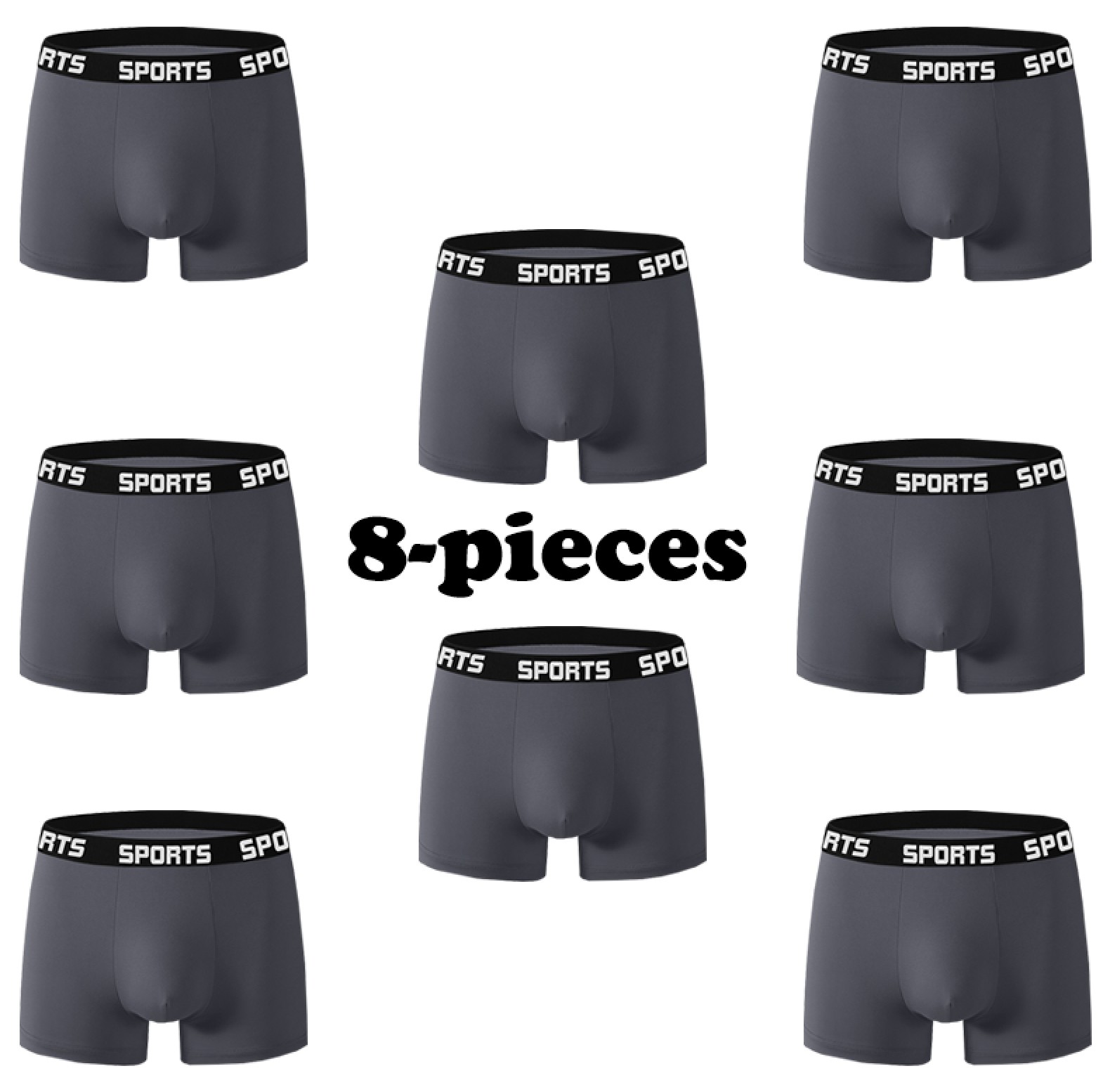 Supreme Comfort 8-Pack Men's S - Performance Boxer Sport recension och pris
