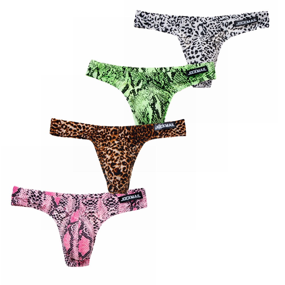 4PCS/Lot Leopard Sexy Men Biki - Multi Pack Underwear recension och pris