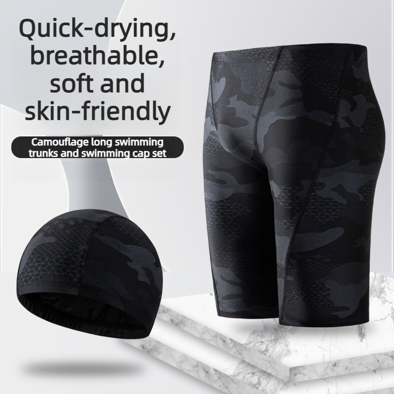 Men's swimming trunks, long fl - Trunk Breathable Men recension och pris