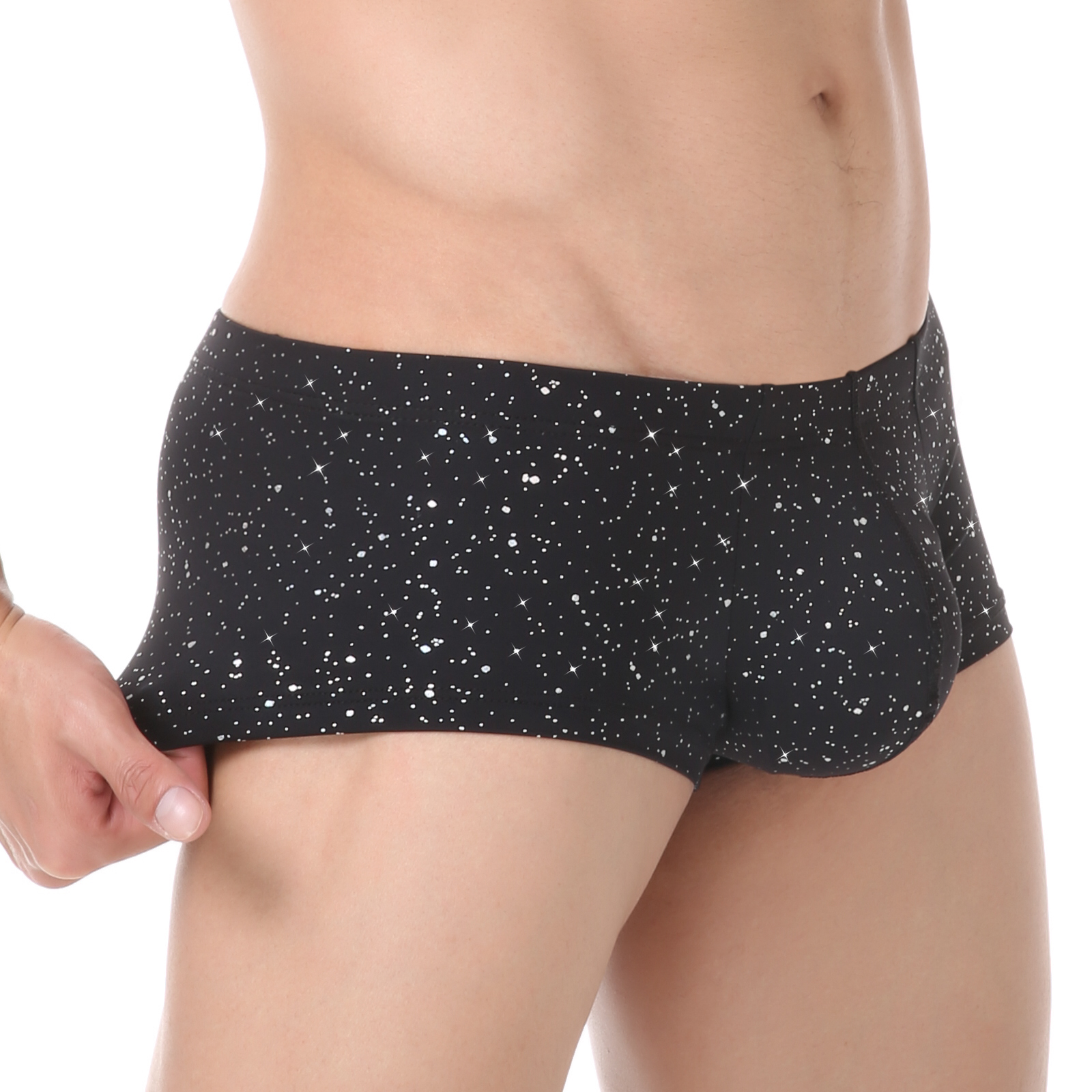 Men Sequin Boxers Shorts Sport - Pouch Boxer Pouch recension och pris