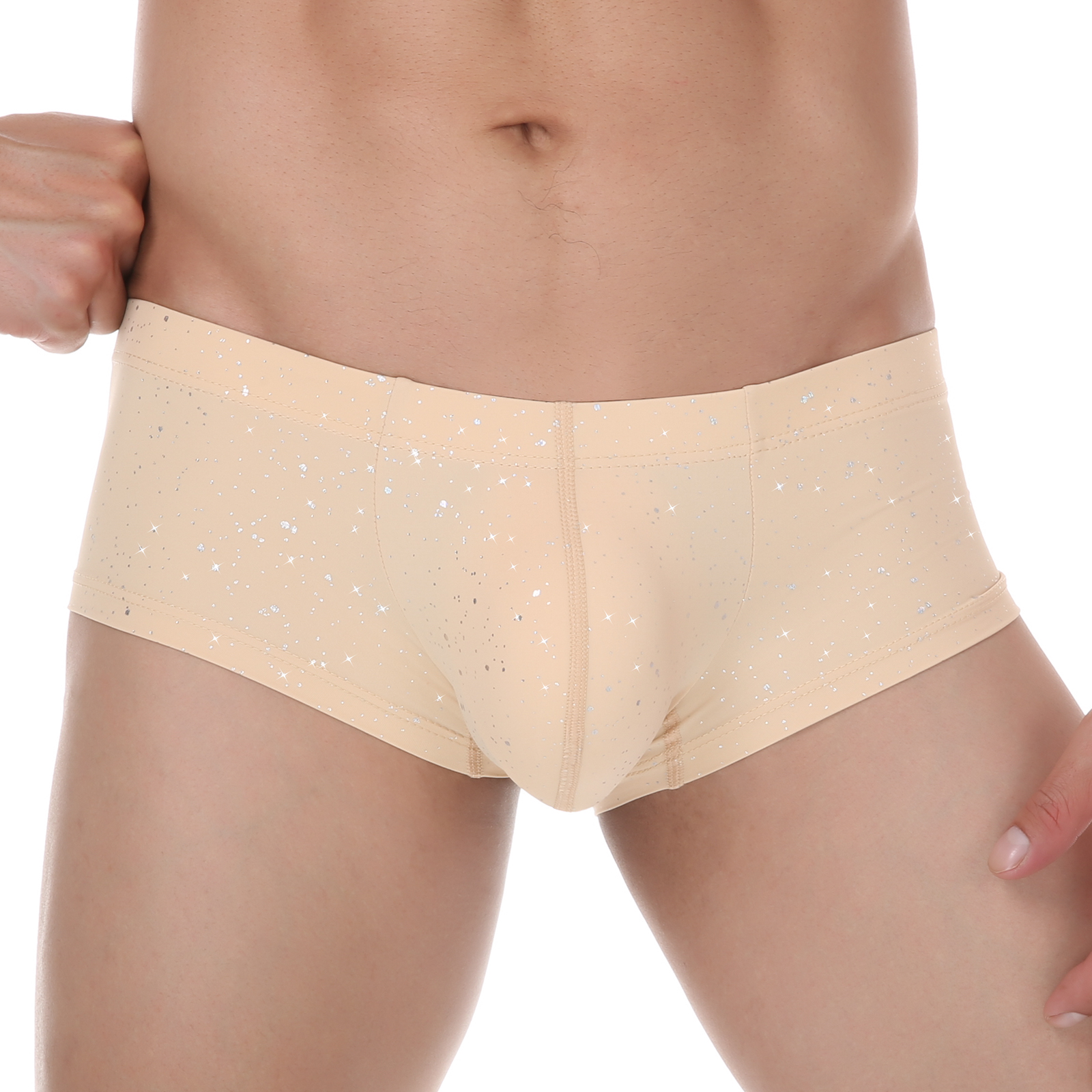 Men Sequin Boxers Shorts Sport - Pouch Boxer Pouch recension och pris