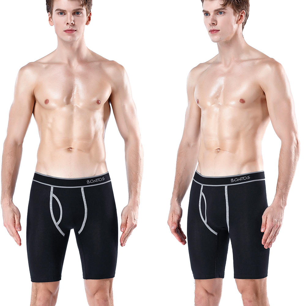 5pcs Long Boxer Mens Boxer Sho - Boxer Brief Pack Cotton recension och pris