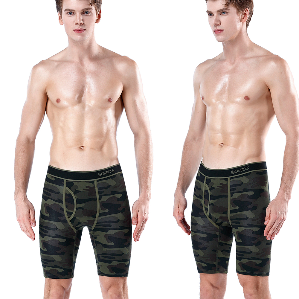 5pcs Long Boxer Mens Boxer Sho - Boxer Brief Pack Cotton recension och pris