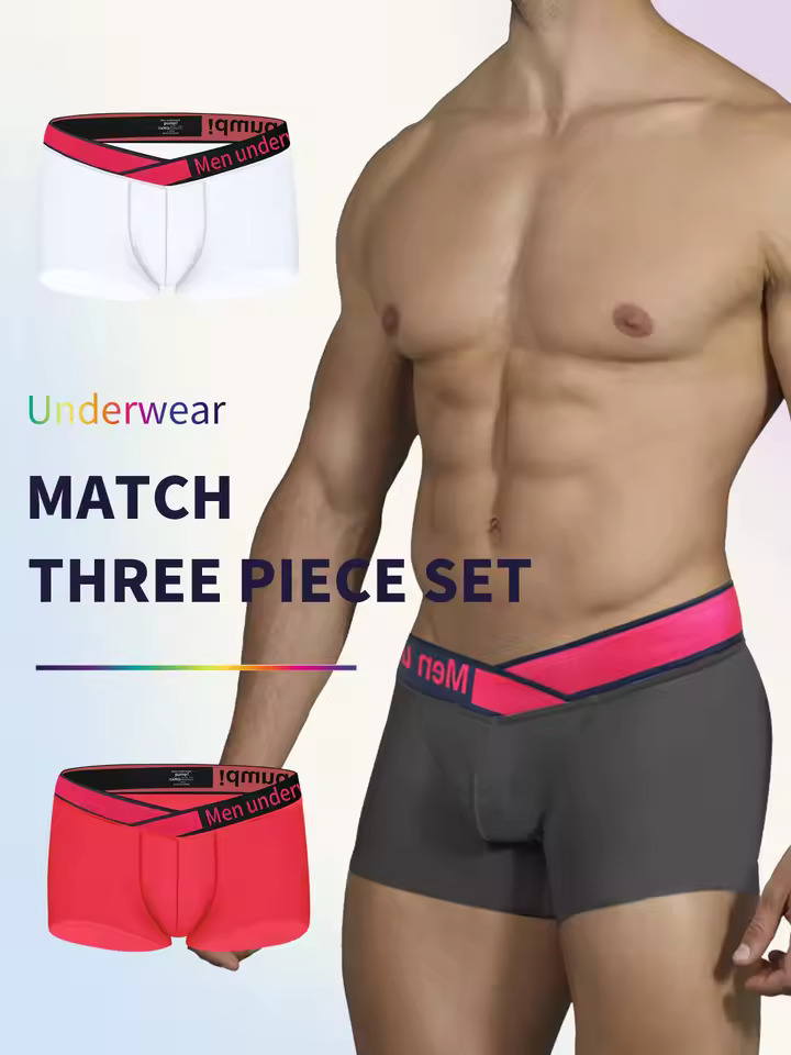 Men's Boxers V Low Waist Trans - Trunk Breathable Men recension och pris