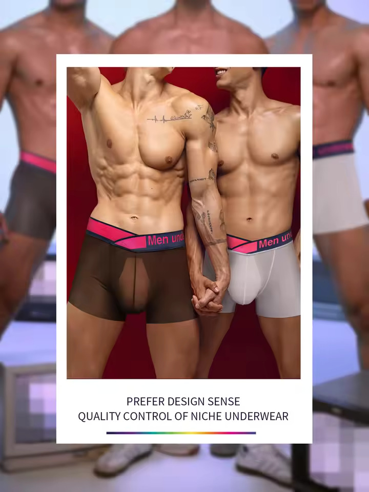 Men's Boxers V Low Waist Trans - Trunk Breathable Men recension och pris