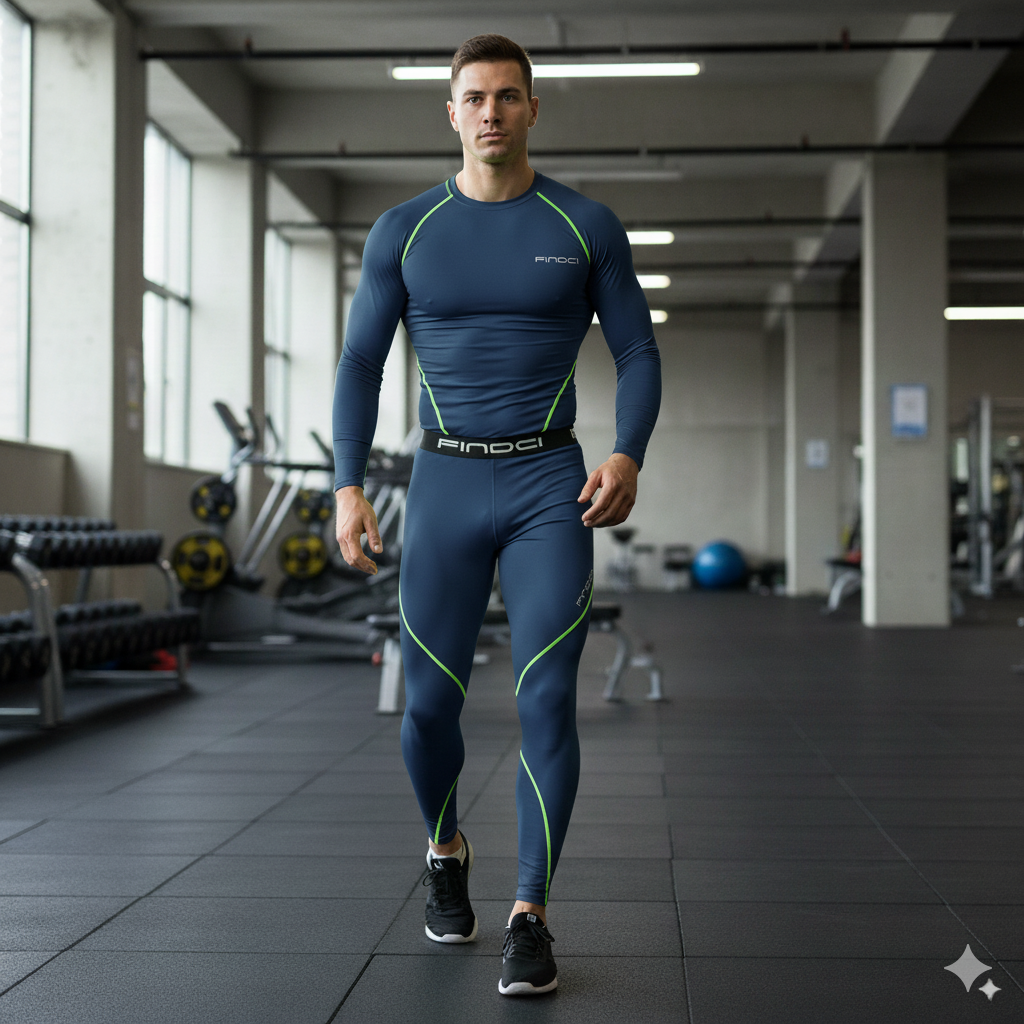 FINDCI Men's Sports Running Se - Compression Long Pant recension och pris