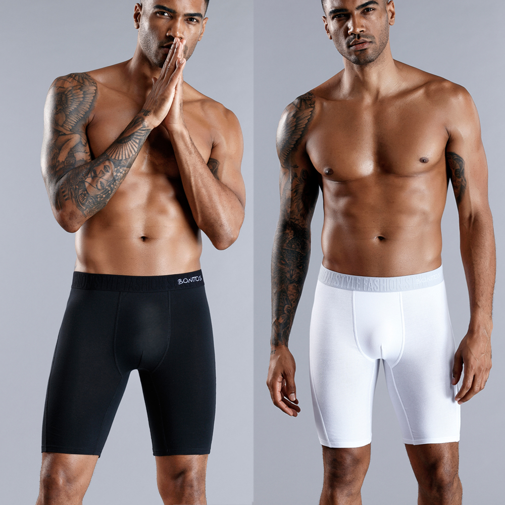BONITOS Long Boxer Shorts Pant - Boxer Brief Pack Cotton recension och pris