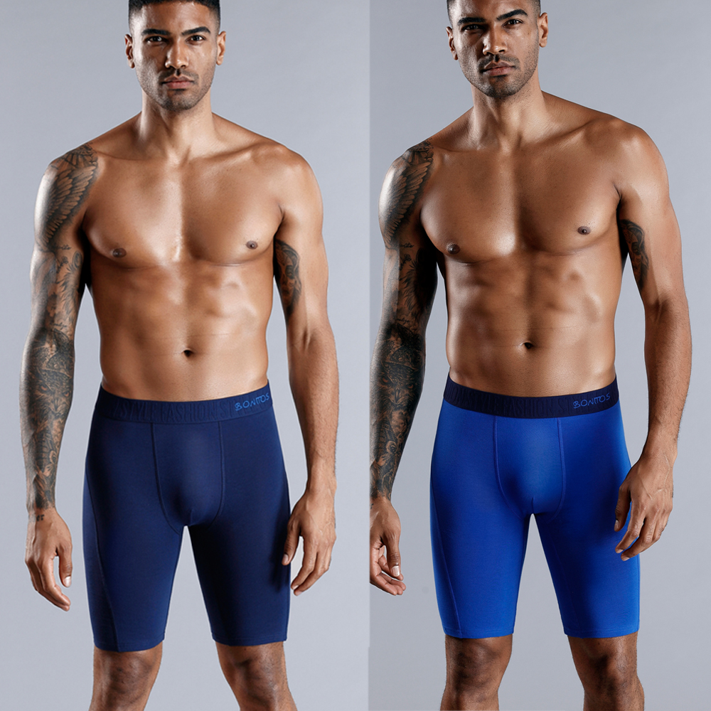 BONITOS Long Boxer Shorts Pant - Boxer Brief Pack Cotton recension och pris