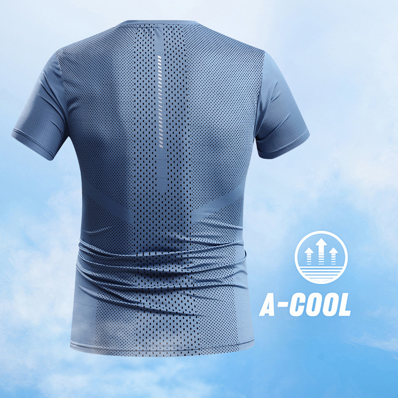 Men Summer Sports T-shirt Quic - T Shirt Tight Fit recension och pris