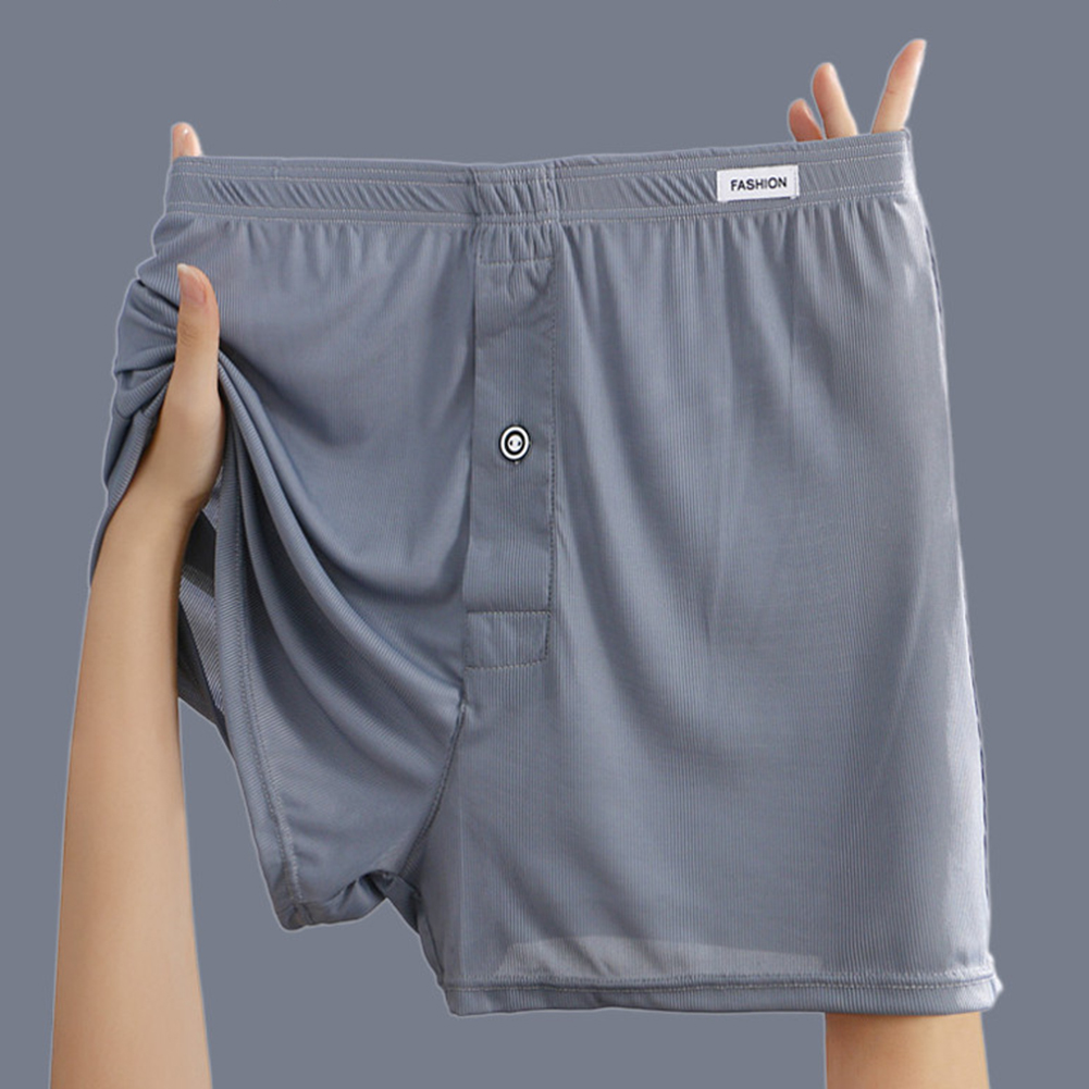 Sexy Men Daily Ice Silk Loose  - Boxer Shorts Modal recension och pris
